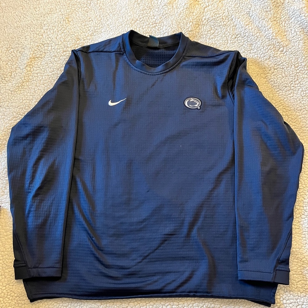 Mens Nike Penn State Long Sleeve Shirt
